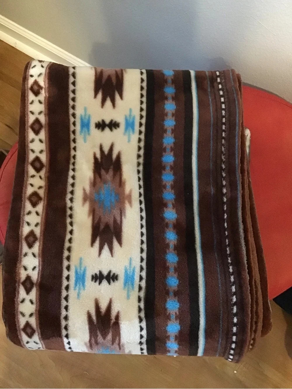 All American Collection Plush Throw Blanket, Beverly Coffee Southwest